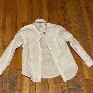 French Toast Men's White Button-Down Casual Shirt